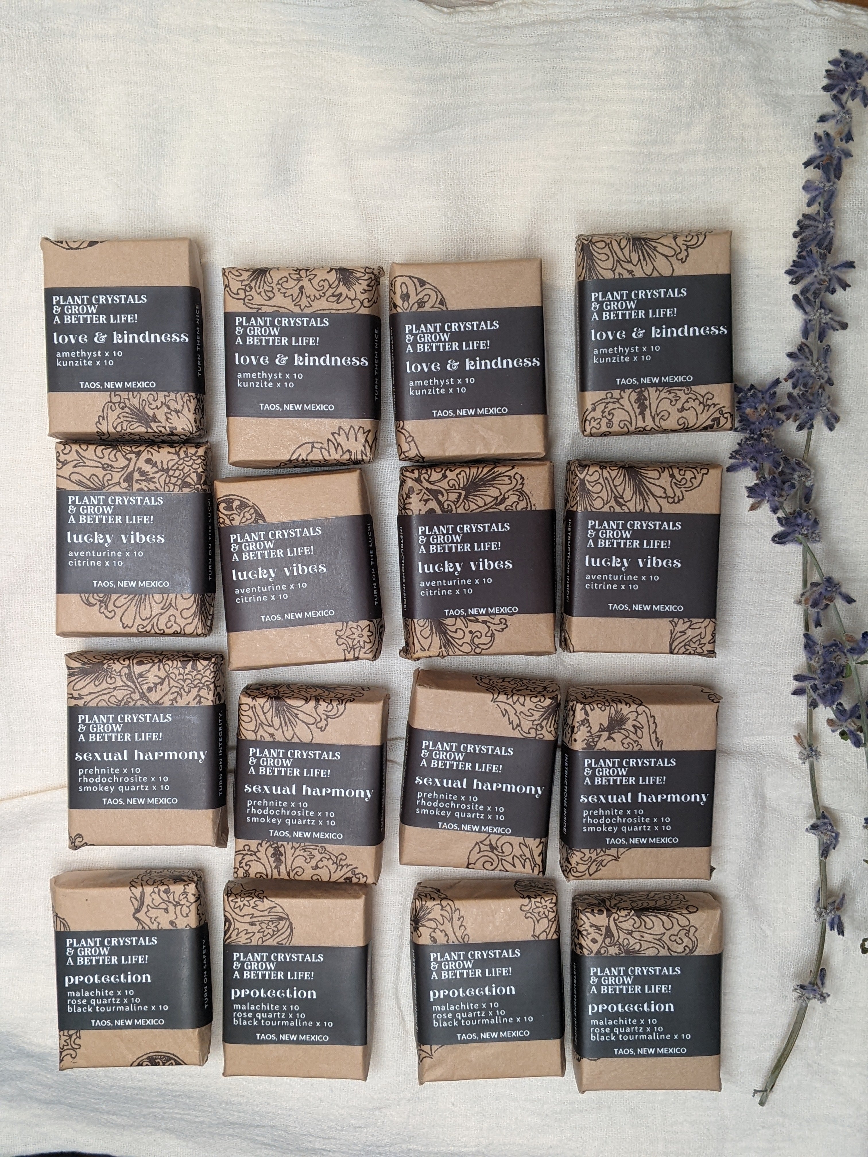 Planting Crystals | Love + Kindness