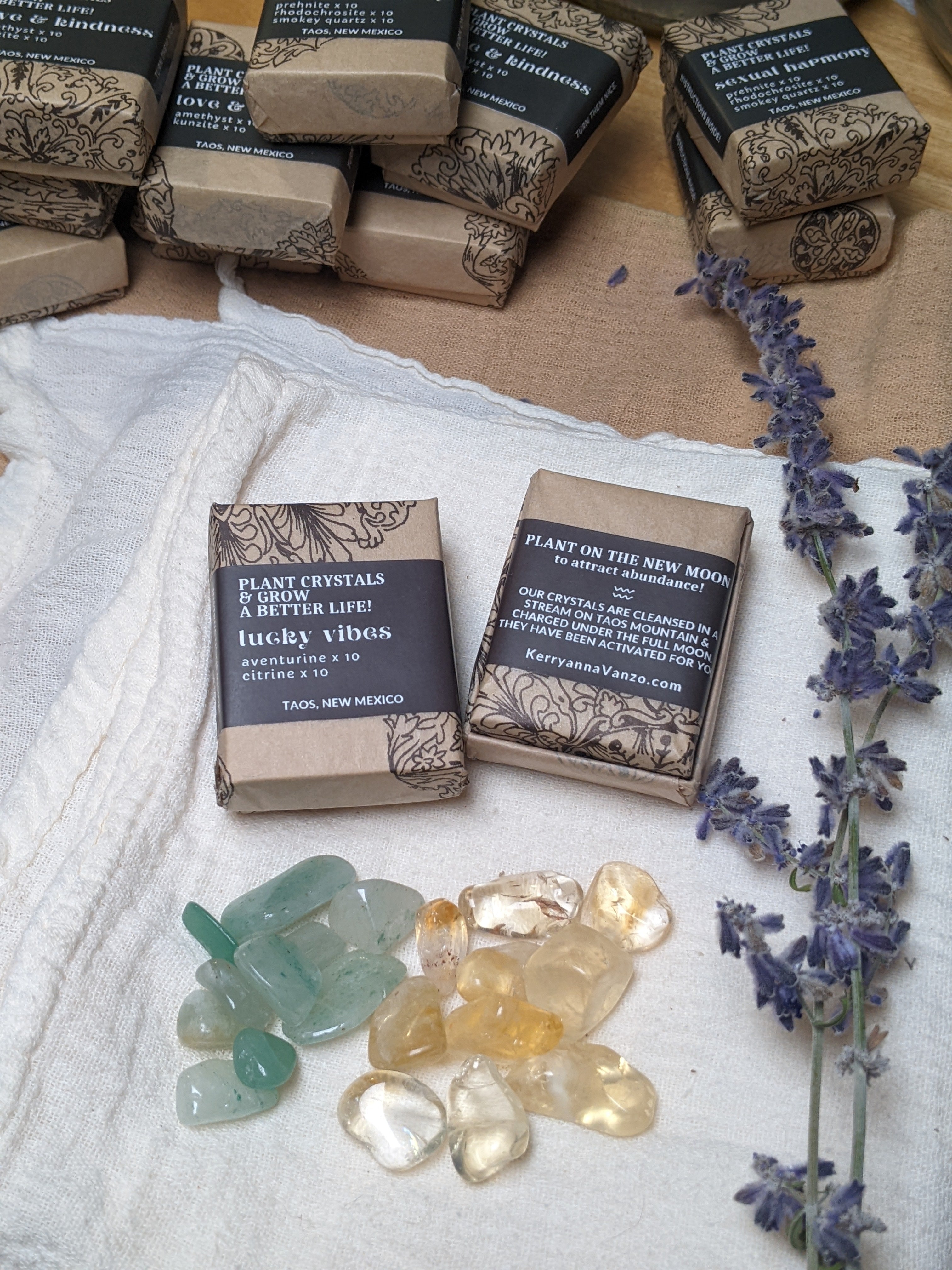 Planting Crystals | Lucky Vibes.