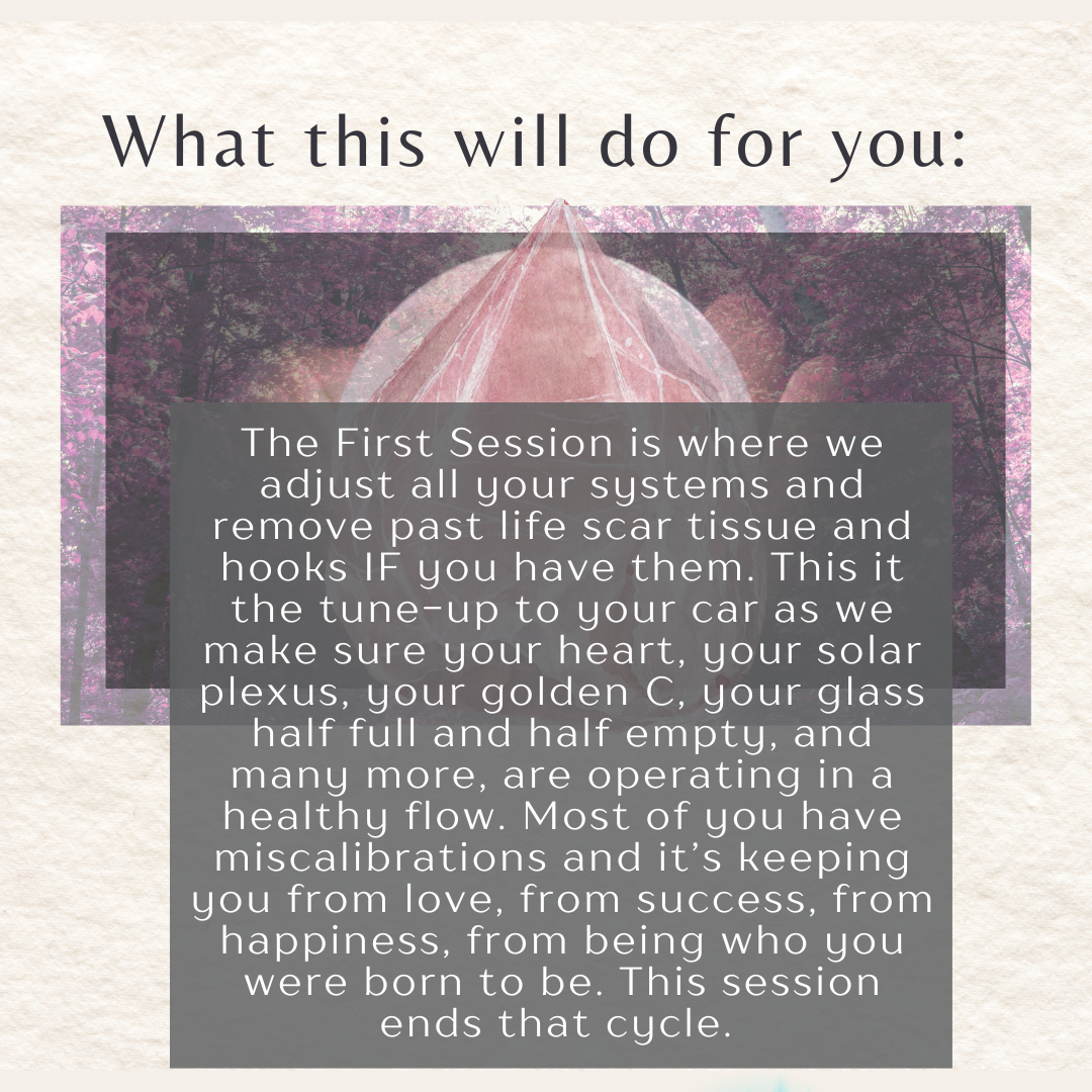 The First Session | Programmed Healing Session