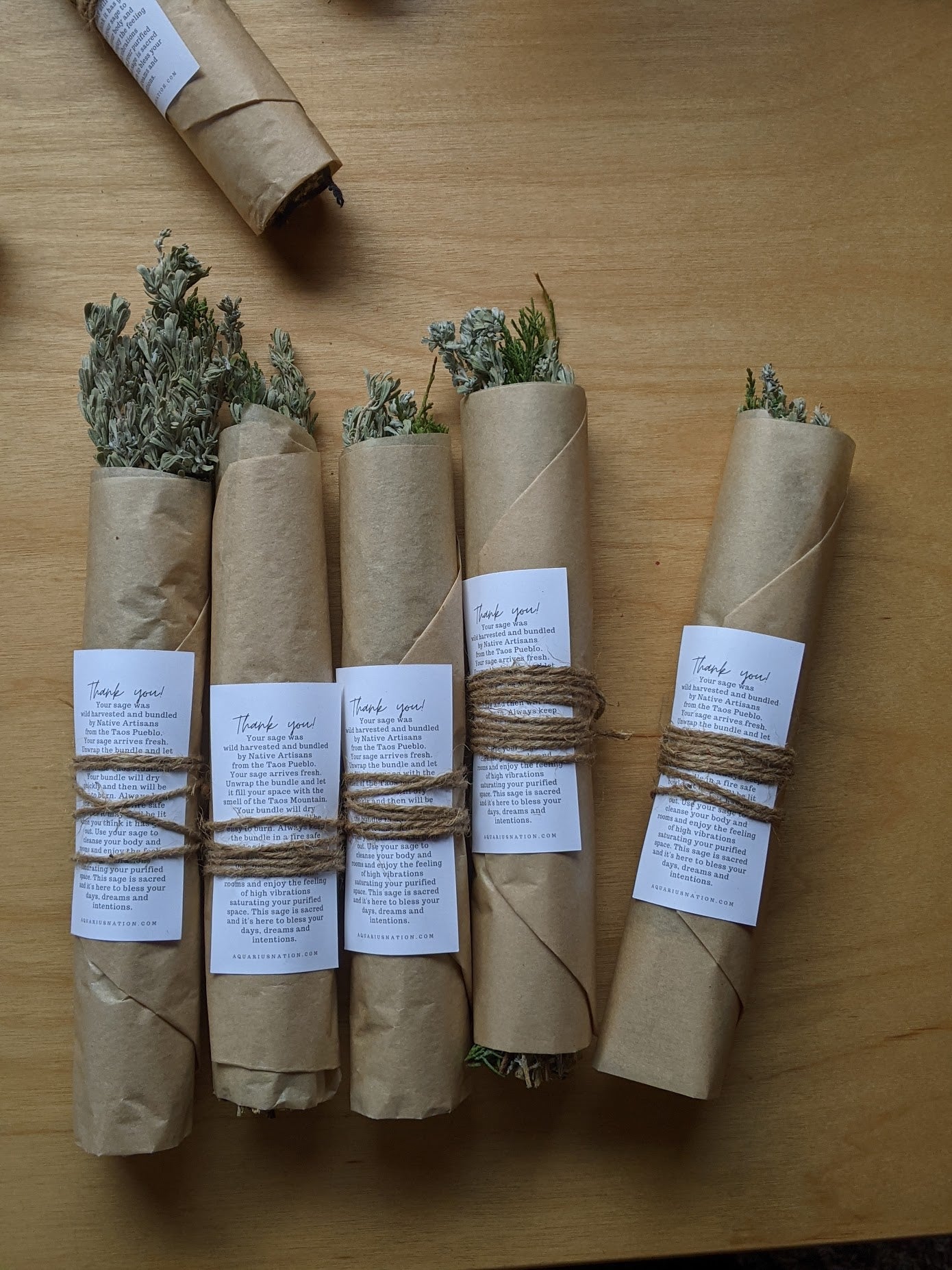 Taos Mountain Sage Bundled by Natives of the Taos Pueblo