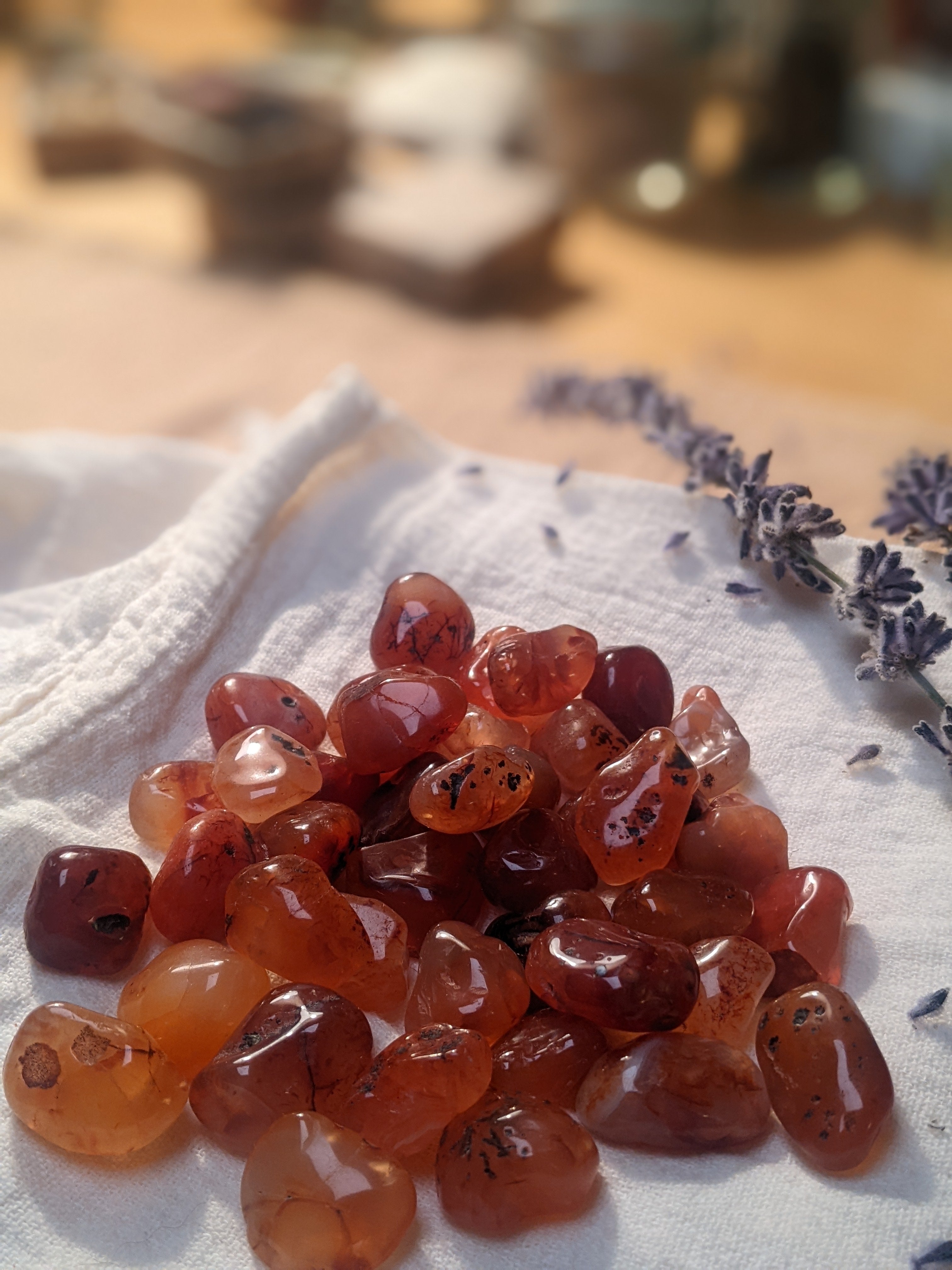 Rolling Crystals CARNELIAN